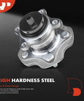 Close-up of Two Pack Rear Wheel Bearing And Hub Assembly With ABS For FWD Toyota Lexus And Scion Models 2006 Through 2021