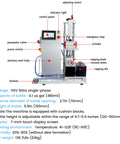Hella Compatible 110V Semi Automatic Vacuum Capping Machine With 2.7 Inch Bottle Opening And Adjustable 4.7 To 5.9 Inch Height, featuring 7-inch touchscreen.