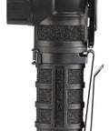 PolyTac 90X LED Right Angle Flashlight With 500 Lumens, 7000 Candela And 167 Meter Beam for hands free inspections in dim spaces, side view