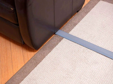 Flexible Rubber Cable Cover For Hiding Cords On Floors Or Counters, 10 Feet, Gray, Low Profile, Easy To Install Cable Management