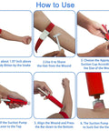 How to use All Purpose Snake Bite Kit For Humans And Pets With Venom Extractor Pump, step-by-step instructions for hiking and camping.