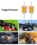 High Flow Inline Fuel Filter For Lawn Mowers And Small Engines With Wide Compatibility For 5/16 And 1/4 Inch Fuel Lines usage scenarios