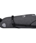 Durable 10L Bikepacking Saddle Bag With Roll Top Closure Water Resistant PVC TPU Fabric Easy No Tool Mount Universal Fit