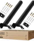 Heavy Duty Extension Mounting Arm for Solar Street Lights Outdoor Light Fixture Bracket with installation kit and packaging