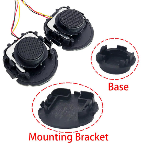 4 Pack 50Kg Load Cell Weighing Sensors With Mounting Bracket And HX711 Amplifier Module For DIY Home Scale Half Bridge Strain Gauge, base and bracket view