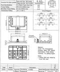 No Sweat Six Way Rv Fuse Block And Blade Box With Bright Led Indicators, detailed schematic dimensions for heavy duty use.