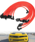 10.5mm High Performance Spark Plug Wire Set For HEI Chevy Big Block SBC BBC Electronic Ignition Nine Piece Wire Kit shown
