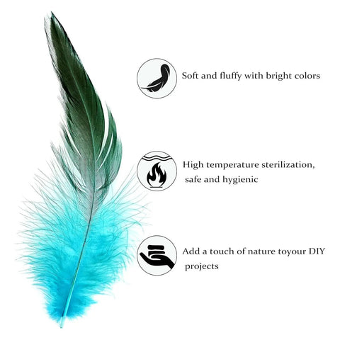 120 Pcs 5 To 7 Inch Rooster Saddle Feathers Bulk For Crafts And DIY Projects, Wedding Decor, Dream Catcher Supplies, single feather