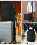 Go-To 45L Carry-On Backpack For Men And Women, Water-Resistant Weekender Travel Bag in various settings