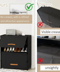 5 Tier Shoe Storage Cabinet With Door Covered Shoe Rack Organizer for Entryway and Closet Holds 20 Pairs of Shoes Durable Plastic Shelves