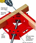 Heavy Duty Corner Clamp And Vise For Precise 90 Degree Joints Dual Sided Clamping Keeps Workpieces Aligned