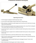 Pro Grade Flooring Jack For Hardwood Installations With Ratcheting Alignment Tool Edge Tightening And Board Straightening