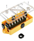 7 Way Trailer Wire Junction Box With Clear Color Coded Cover And 7 Pin Terminal Studs Heavy Duty 7 Gang Trailer Wiring Connector