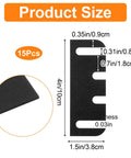30 Piece Stainless Steel Door Hinge Shims Kit With Coated Finish For Interior Doors Gap Filler And Alignment Fix DIY 