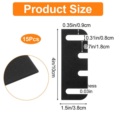 30 Piece Stainless Steel Door Hinge Shims Kit With Coated Finish For Interior Doors Gap Filler And Alignment Fix DIY 