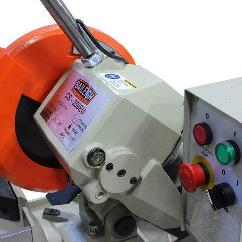 Tough As Nails 10 Inch Manual Cold Saw With 110V Plugged Straight In Power Slides Smoothly Through Pipe Cuts At 90 Or 45 Degrees Includes Durable Blade For Fast Repairs