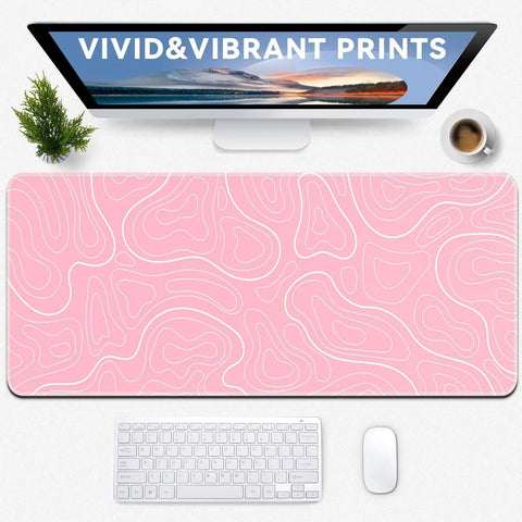 XL Gaming Mouse Pad 31.5 By 11.8 Inches With Non Slip Rubber Base And Stitched Edges, Roomy Desk Mat For Gaming And Home Office