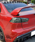 Dark Smoked Lens Full LED Trunk Lid Center Mount Third Brake Light Bar Assembly For 2008 2016 Mitsubishi Lancer Evolution X Sedan