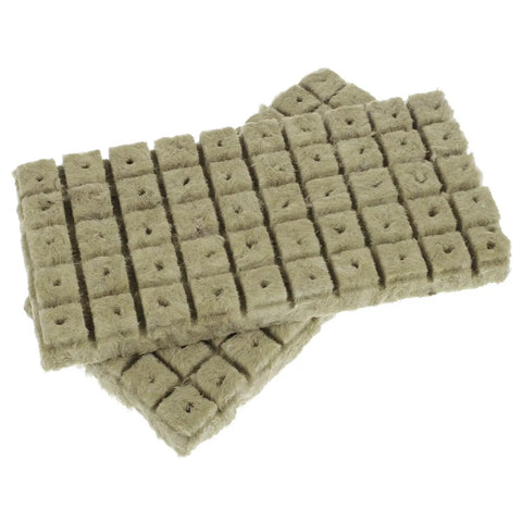 100 Piece Hydroponic Starter Plugs And Fertilizer Cubes For Indoor Grow Systems, Water Absorbent Nursery Blocks That Expand On Contact