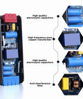 24V 100W LED Power Supply Driver Transformer From 120V AC To 24V DC 4.2A Constant Voltage Not Dimmable Ultra Slim Aluminum Case For Indoor Strip Lights And Cabinet Lighting, open view