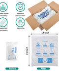 Expanding Foam Packaging For PCs And Odd Shaped Items, Shockproof Self Molding Packing Foam For Electronics And Fragile Gear, 14x16 Inch, 8 Pack, Protective Shipping Material For Computers And Devices shown in use with box