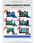 Control Silent Portable Generator Set With High Efficiency Power Output for industrial and home use display