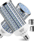 Two Pack Dope LED Corn Light Bulbs 60W Equivalent To 500W, 5500 Lumen, 6500K Cool Daylight White, E26/E27 Base