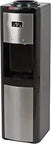 Top Load Water Dispenser With Hot Cold And Room Temperature, Dual Spigots, Adjustable Cold Thermostat, Black and Stainless Steel Finish