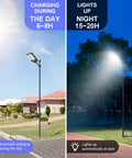800W Solar Lights For Outside With 100000LM Dusk To Dawn Solar Street Light Motion Sensor 7500K Outdoor Flood Lights