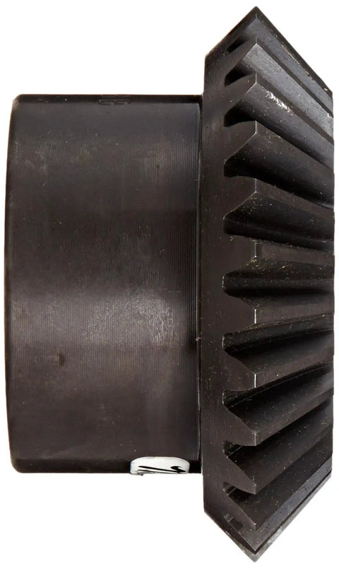 Beefy Straight Miter Gear For 90 Degree Mesh With 20 Degree Pressure Angle High Carbon Steel For Tough Gearhead Setups Inch Face 0.390