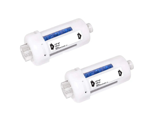 Must-Have Inline Desiccant Air Dryer For Spray Guns And Pneumatic Tools, 15 SCFM, 125 PSI, 1/4 In NPT, Mounts Directly To Gun Or Mini Regulator, DFD-10 Pack Of 2, Removes Dirt, Water Vapor And Oil Vapor For Clean, Dry Air