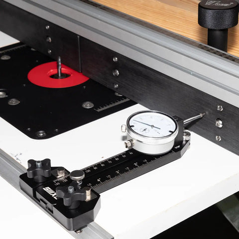 Thin Rip Jig Table Saw Guide For Precise Narrow Cuts With Dial Indicator Gauge Pro Grade For Repeats And Consistent Width