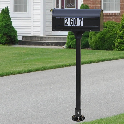 2 Inch Floor Flange Chain Link Fence Post Bracket Beefy Heavy Duty Steel Base For Round Posts OD 1 7 8 Inch Fits Fence Mailbox