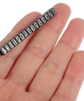 12 Set Jewelry Price Display Cubes With Black Numeric Blocks held on fingers