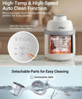 All-In-One Baby Food Maker Steamer And Blender For Kid-Friendly Homemade Meals with detachable dishwasher-safe parts