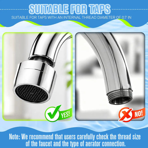 Top Notch High Flow Faucet Aerator Replacement Set Featuring Four Pieces For Slick Anti Splash Output On Bathroom And Kitchen Sink Easy Install M18 11 16 Male Thread Delivers Hassle Free Water Saving Convenience That Truly Gets The Job Done Right