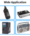 Two Pack RS25 Rotary Band Switch 4P3T wide application for radios, audio mixers, control panels, and vintage boombox.