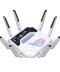 Tri Band WiFi 7 AI Gaming Router With 320 MHz Bandwidth And 4096 QAM Dual 10G Ports AI Game Boost Aura RGB AiMesh Support