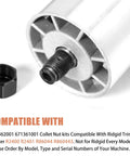 Close-up of Collet Nut And Collet Cone Sleeve Combo For R2400 R2401 R86044 R860443 Laminate Trimmer Router
