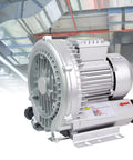 Beefy 220V 380V Regenerative Blower For Factory Ventilation And Dust Removal, 1.5KW Vortex Ring Air Blower in industrial setting