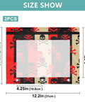 Zippered Coupon Binder Organizer With Stripes And Skull Crossbones Design For Deals On The Go Fits Standard 3 Ring Binders size shown