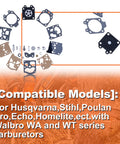 Carburetor Rebuild Kit For Walbro K20-WAT Fits Husqvarna 450 Rancher 455 460 Chainsaws Stihl 026 Echo Poulan Pro