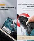 Heavy Hitter Cordless 2 In 1 Brad Nailer And Staple Gun with adjustable nailing force for woodworking projects.