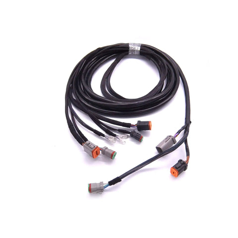 SystemCheck Main Modular Wiring Harness Cable for Outboard Remote Control Box 15ft 4.572m, connectors and horn visible