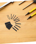 Grab This Insane Heat Shrink Tubing Polyolefin Kit For 900 Black Cables And Wiring To Keep Your Electric Gear Looking Fresh And Protected From Damage. Black polyolefin heat shrink tubing pieces on a wooden table