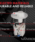 Electric Fuel Pump Module Assembly For Toyota Corolla Matrix And Pontiac Vibe 1.8L And 2.4L L4 Engines 2005 2018 Corolla