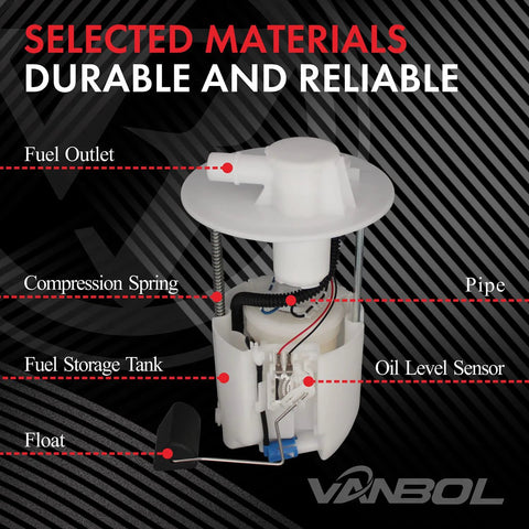 Electric Fuel Pump Module Assembly For Toyota Corolla Matrix And Pontiac Vibe 1.8L And 2.4L L4 Engines 2005 2018 Corolla