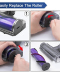 Quick Release Vacuum Attachment Motorhead For Cordless Cleaners, No Fuss Easy Fit For V6 Series roller replacement steps