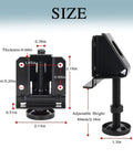 Heavy Duty Adjustable Leveling Feet 4 Pack Black Furniture Levelers With Hex Key Adjustment For Couches Cabinets Benches And Shelves Built Like A Tank Handles Three Hundred Pounds Stays Put Guaranteed No More Wobbles Allowed size measurement chart