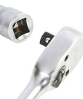 One Quarter Inch SAE Deep Socket Six Point Thin Wall with Hard Chrome Finish for tight spaces near ratchet head